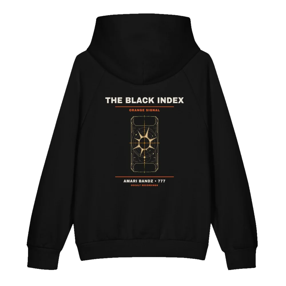 THE BLACK INDEX Hoodie — back