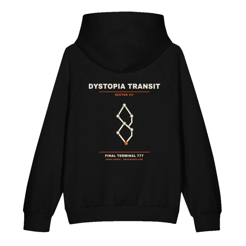 DYSTOPIA TRANSIT Hoodie — back
