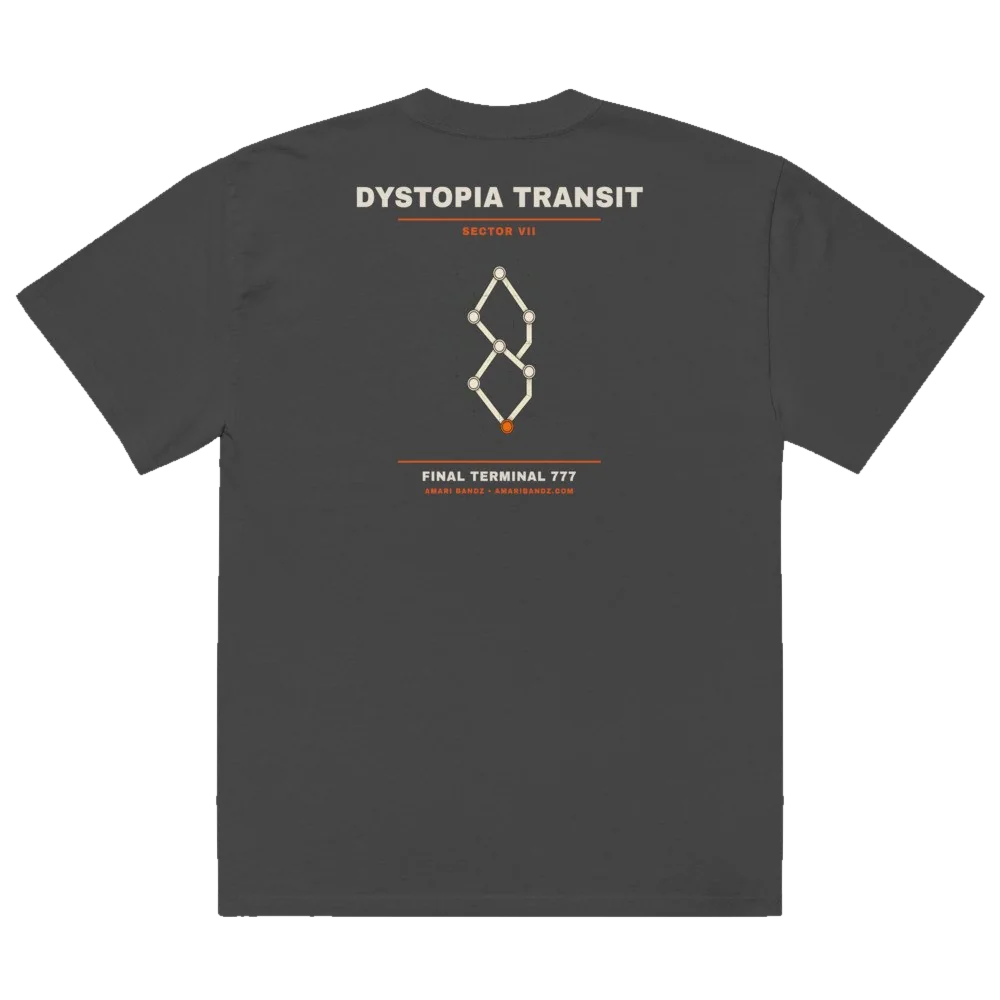 DYSTOPIA TRANSIT Tee — back