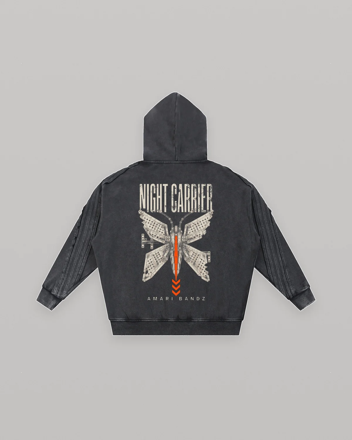 NIGHT CARRIER Zip Hoodie — front