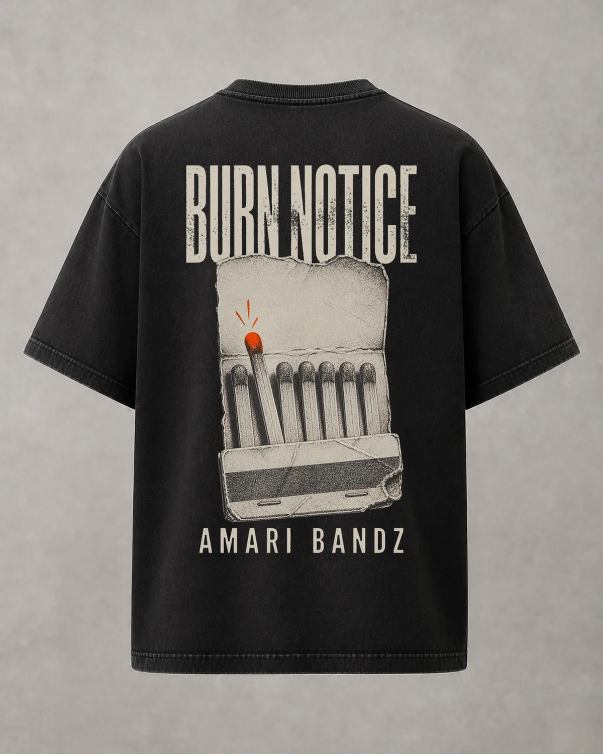 BURN NOTICE Tee — back