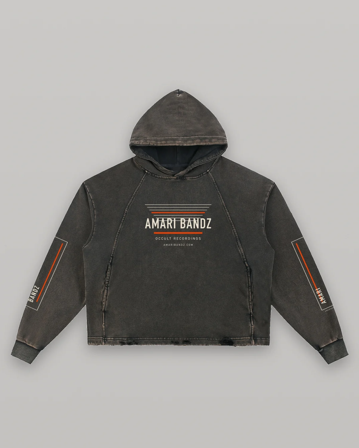 FRAYED INDEX Hoodie — back