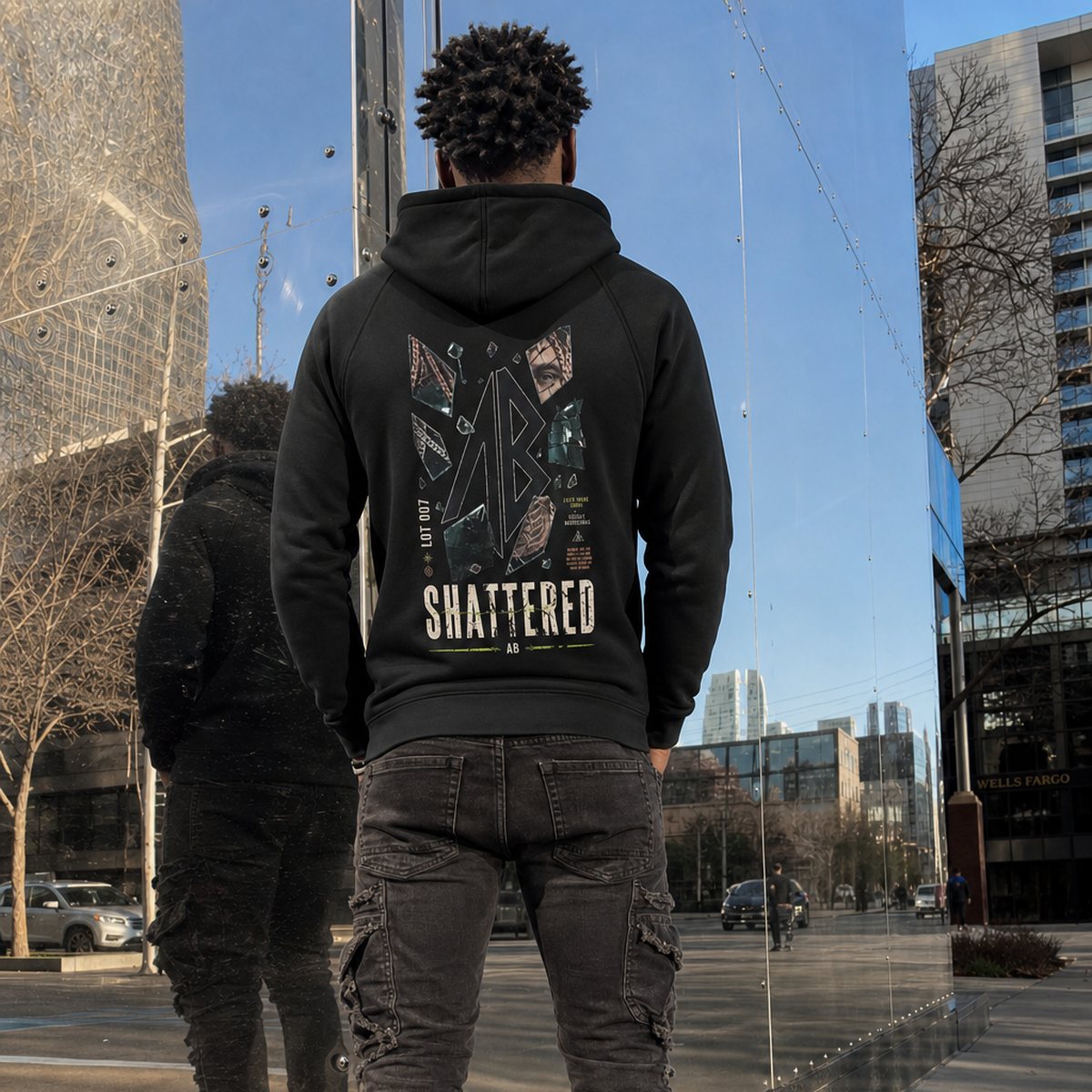 On model — back
