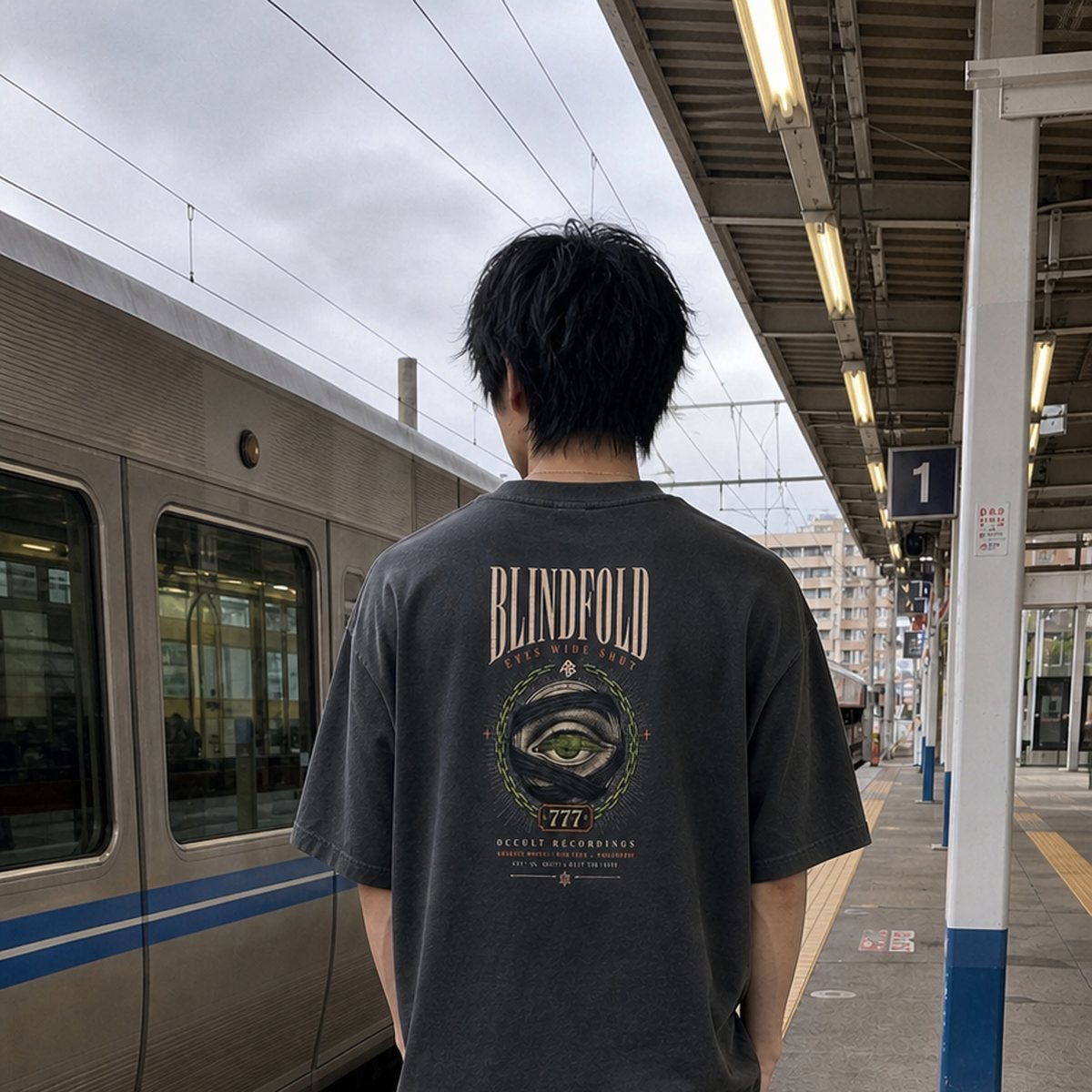 On model — back