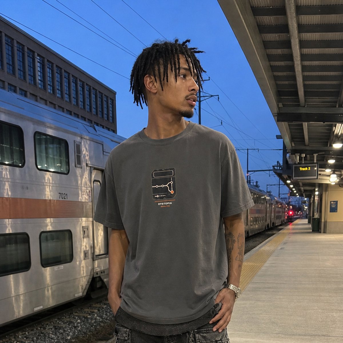 DYSTOPIA TRANSIT Tee