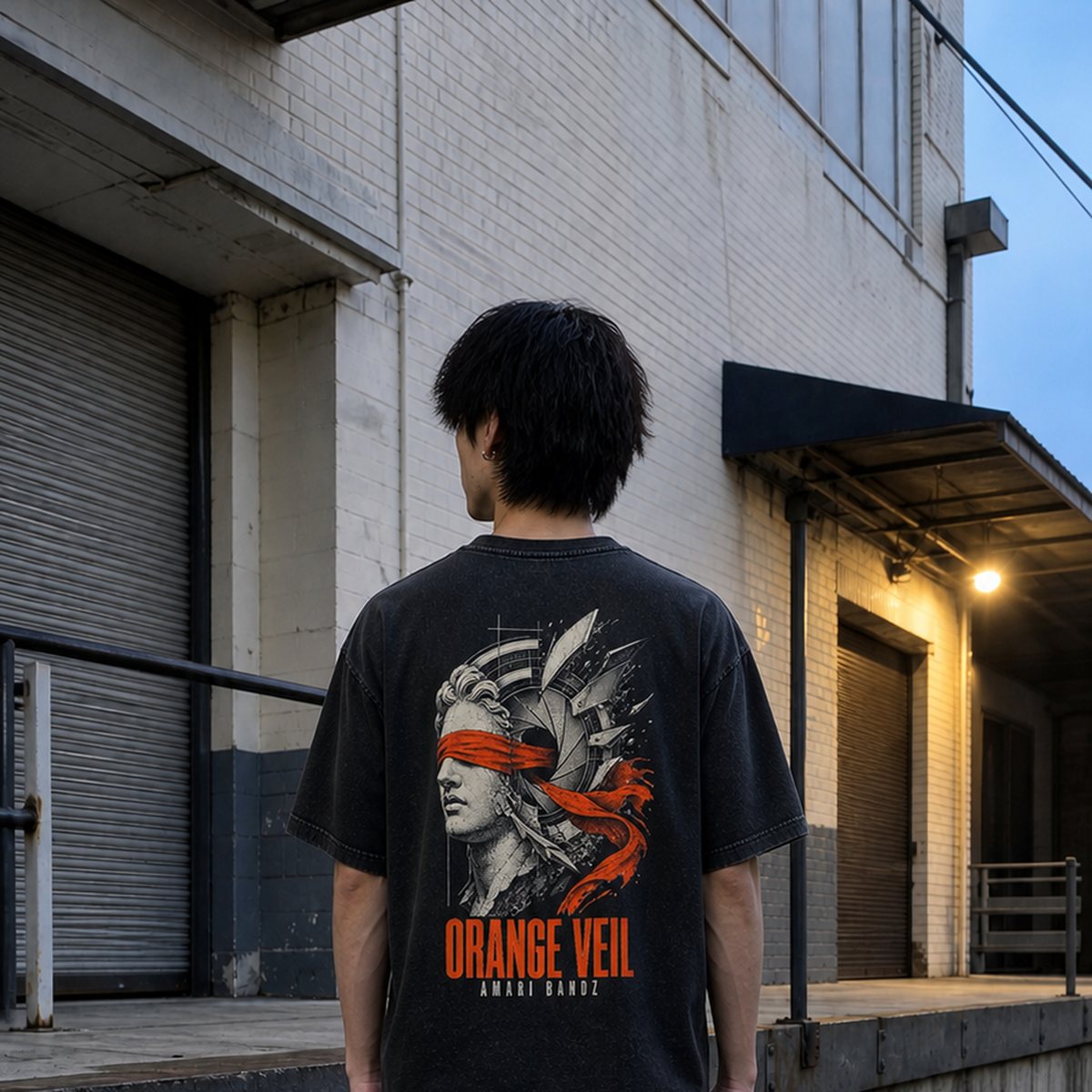 On model — back
