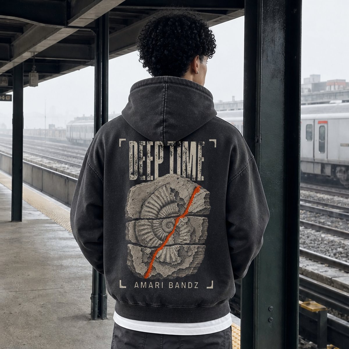 On model — back