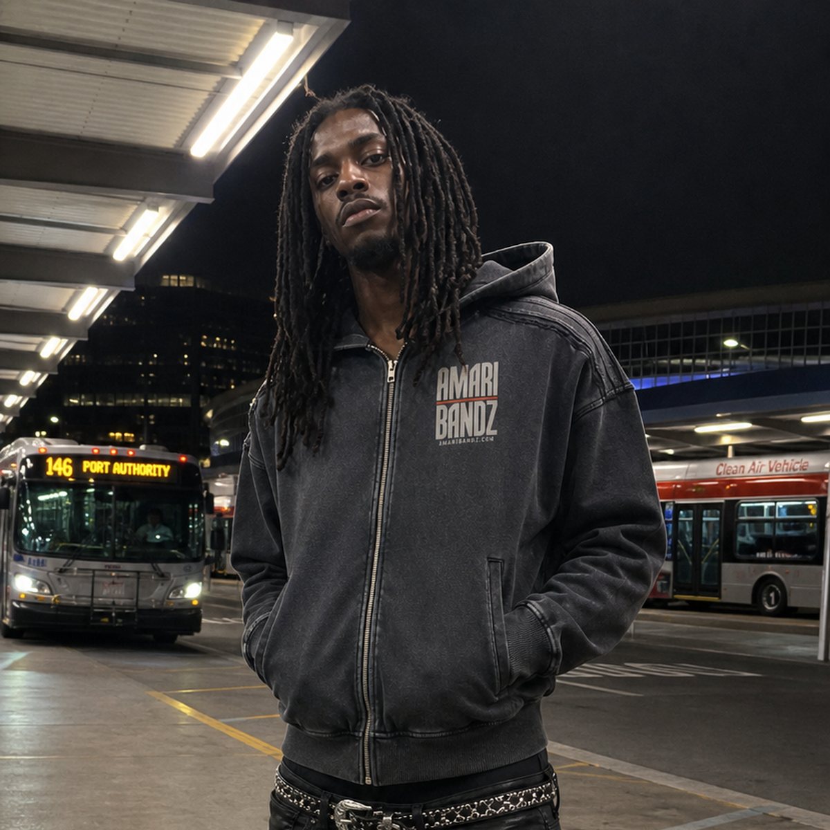 NIGHT CARRIER Zip Hoodie