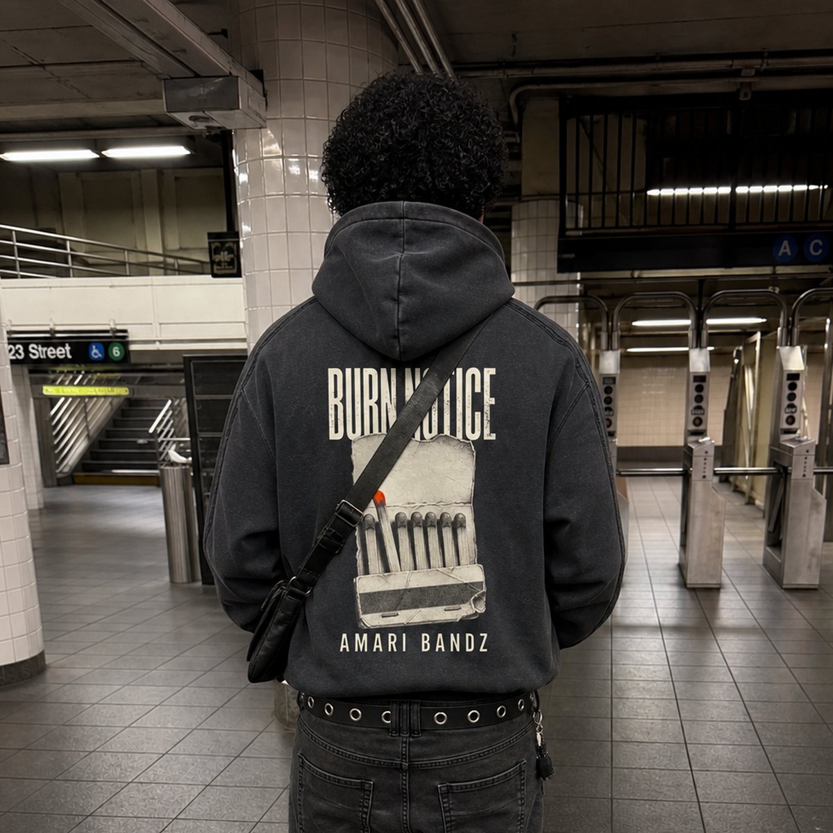 On model — back