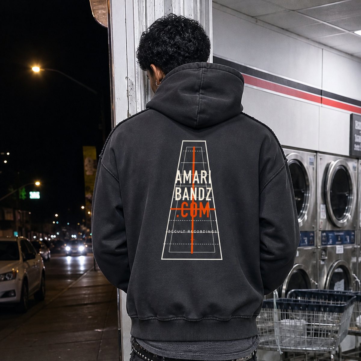 On model — back