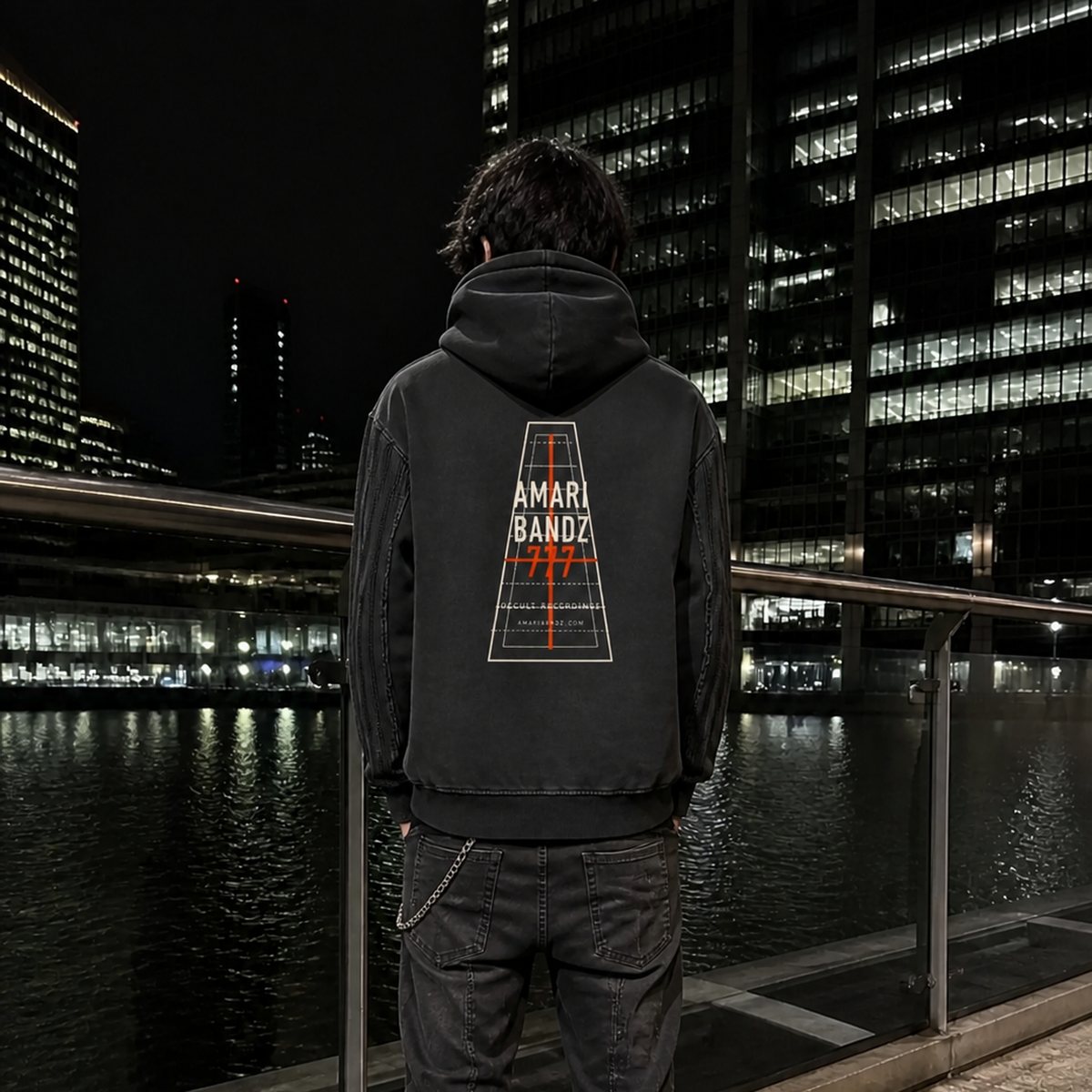On model — back