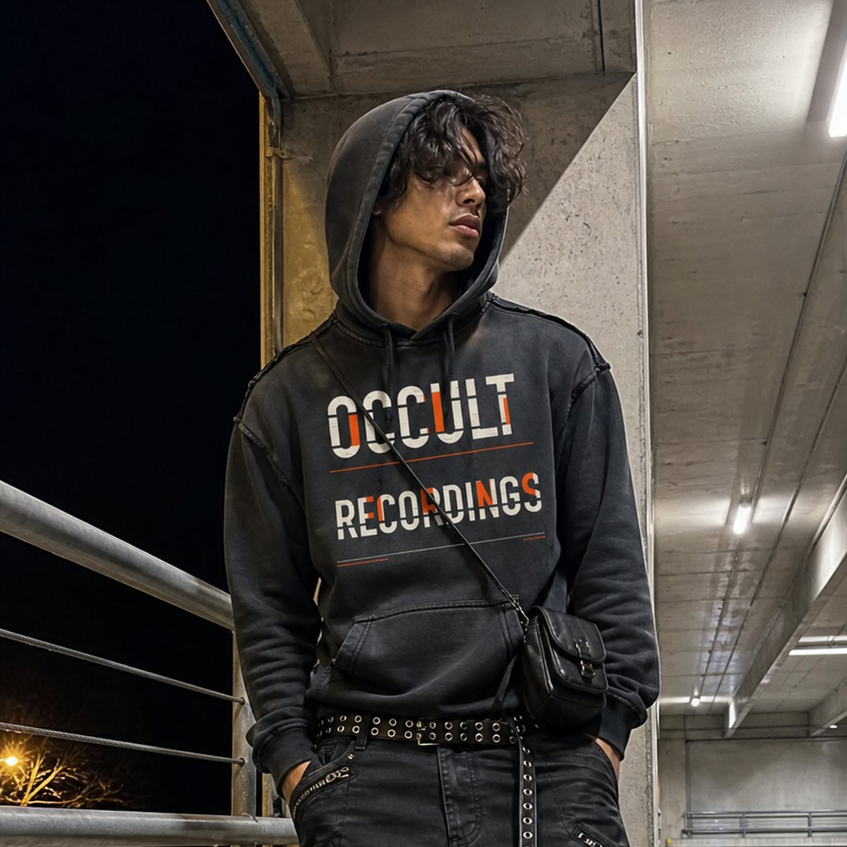 OCCULT RECORDINGS Modular Hoodie