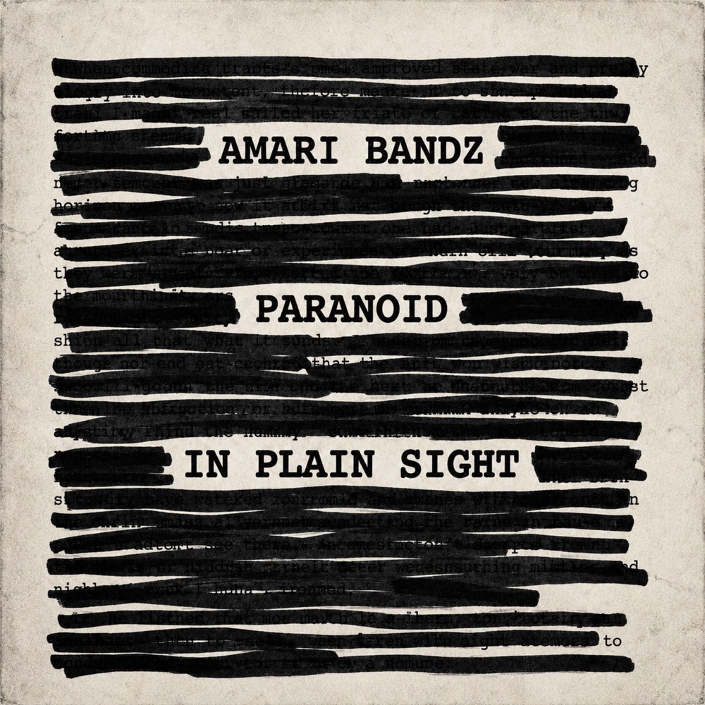 Paranoid In Plain Sight — Amari Bandz cover art